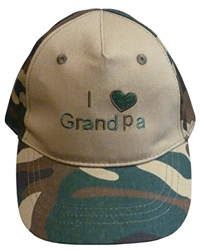 N'ice Caps Boys I Love Grandpa Gorra De Bolas Bordada (12-24