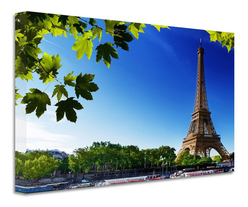 Cuadro París Torre Eiffel Canvas Grueso Crs3 60x40