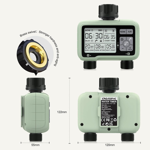 Temporizador De Riego Programable P/manguera De Jardín 2024