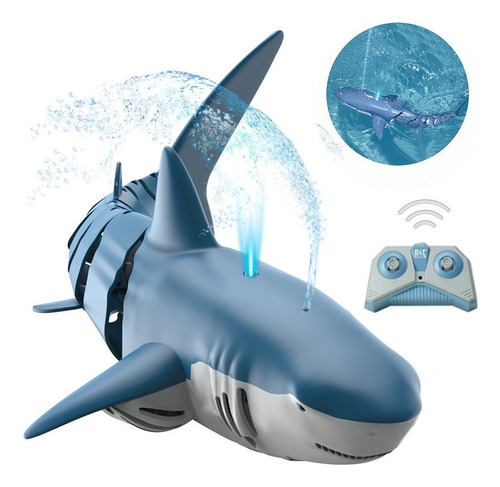 Spray De Agua Teledirigido De Simulación De Tiburón 2.4g