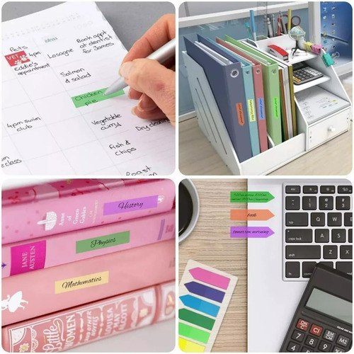 30 Set 4200 Piezas Notas Adhesivas, Tipo Post It 7 Colores