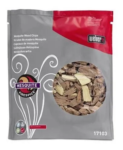 Virutas De Madera De Cerezo Weber , 210 Pulgadas Cúbicas, 3