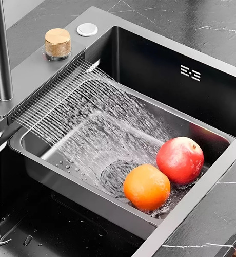 Lavaplatos Empotrados Multifuncional 711 Lavaplatos Cocina 75x45 Lavaplatos Sobreponer Lavaplatos Sobre Cubierta Mueble Lavaplatos Empotrados Negro Mueble Lavaplatos Qatarshop Lavaplatos Empotrados Negro
