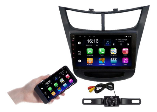 Estereo Chevrolet Aveo Sail 18-23 Android Carplay Y Camara