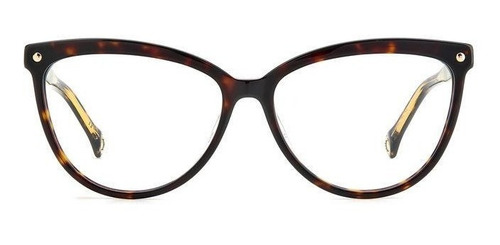 Lentes Carolina Herrera Her0085 086 Havana Oftalmico Color Havana 086