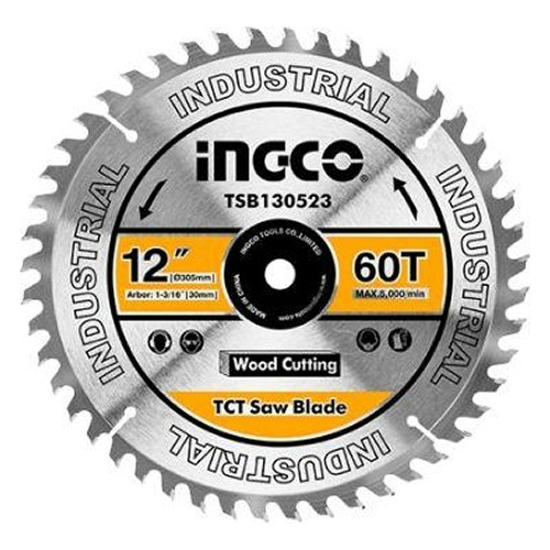 Disco De Sierra Ingco P/madera 12 PLG 60t # Tsb130523
