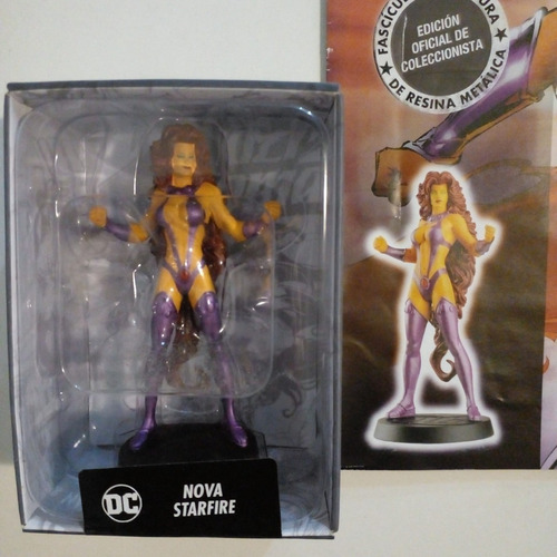 Revista + Figura Coleccionable Dc Comics. Nova Starfire.