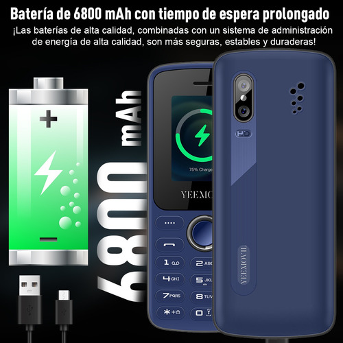M1 Telefono De Basicos Twl Para Personas Mayores De Tapa Basico Dual Sim Economico