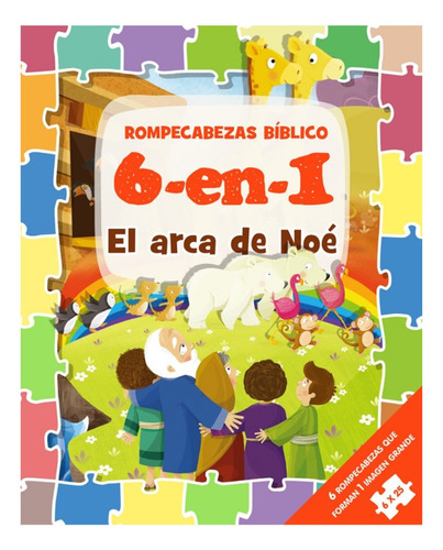 Rompecabezas 6-en-1 Biblia De Niños: El Arca De Noe