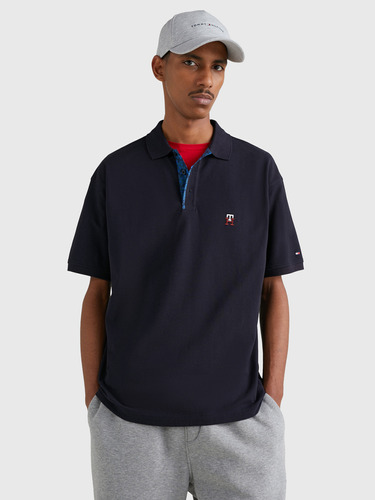 Polo Monogram Archive Hombre Tommy Hilfiger Azul