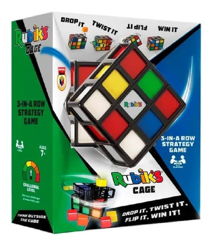 Jogo Cubo Magico Rubiks Cage Caixa Aberta Sunny 2793 Cor da estrutura Colorido