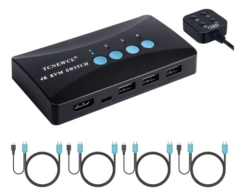 Controla 4 Pcs Desde Un Solo Monitor
