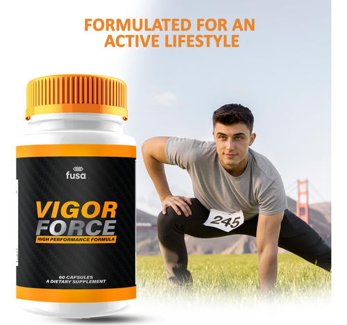 Fusa Vigor Force Suplemento Multivitamínico Cápsulas 60