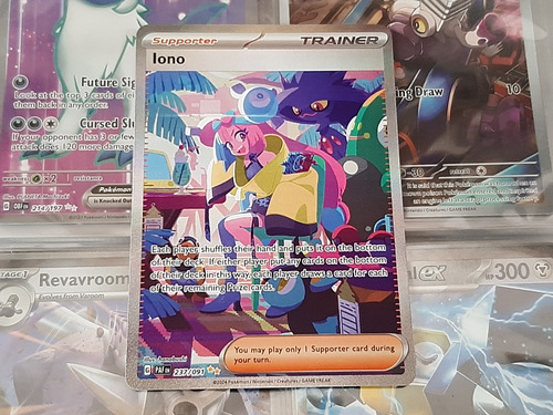 Iono 237/091,original De Pokemon Tcg,2024