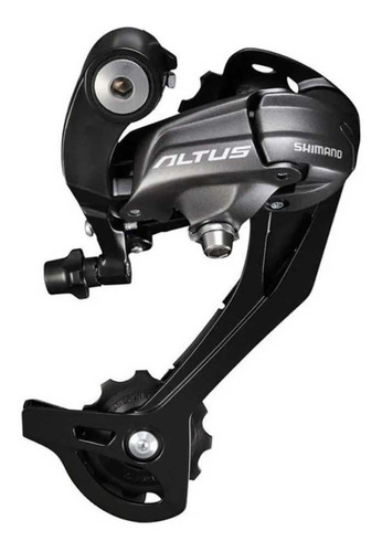 Imagem 1 de 5 de Cambio Traseiro Shimano Altus Rd-m370 Sgs 9v Ate 45 D Preto