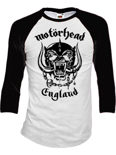 Motorhead Playeras Manga 3/4 Para Hombre Y Mujer C3