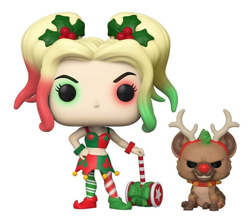 Funko Pop! Dc Holiday Harley Quinn With Helper #357 