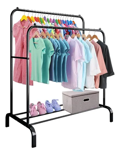 comprar Perchero Rack Organizador Doble Ropa Armario Closet Hogar