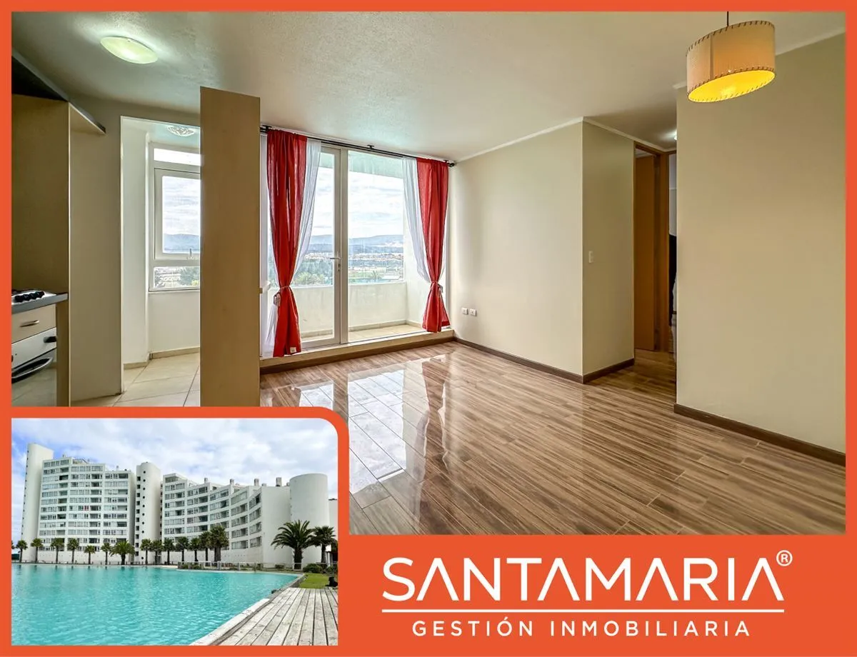 Imagen 1 de 24 de Venta Departamento Edificio Olas, San Pedro De La Paz