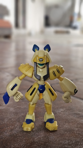 Colección Medabots Hasbro 6 1997 Cyandog Warbandit Pepercat (Usado)