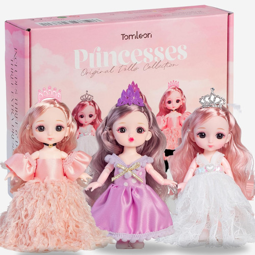 Juguetes De Princesa Para Niñas De 3 Figuras De Princesa