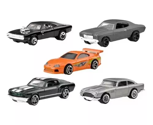 Pack De 5 Hot Wheels - Fast And Furious - Velozes E Furiosos