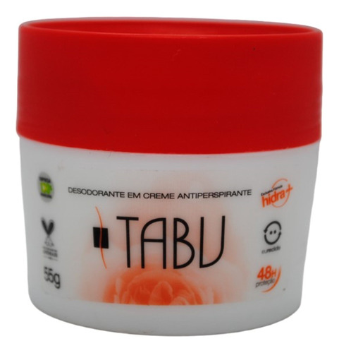 Desodorante Em Creme Antitranspirante  Tabu 55g 48 Horas