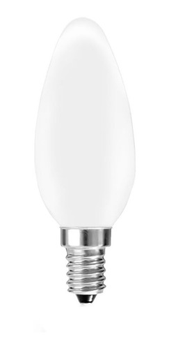 Lâmpada Incandescente Branco Quente Vela Lisa 40w 220v E14 Leitosa Lustre Abajur Pendente Kit Com 10 Peças Unidades