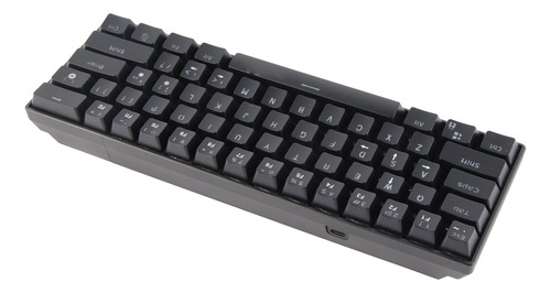 Teclado Mecánico De 61 Teclas Con Retroiluminación Rgb Azul