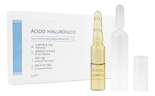 Ampolla Acido Hialuronico Hidratante 7 Pcs 2ml Flamenco