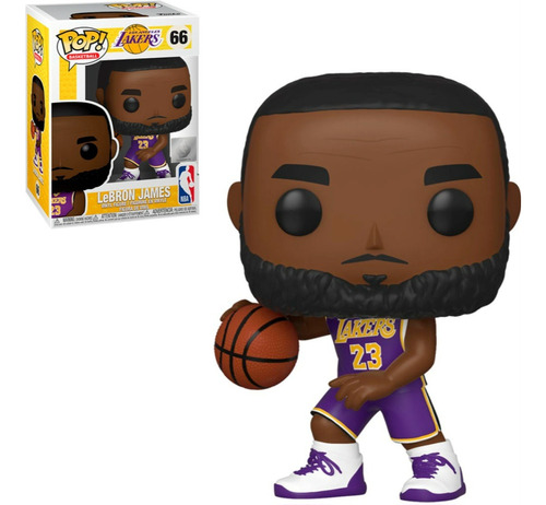 Pop! Funko Lebron James La Lakers Purple Jersey #66 | Nba
