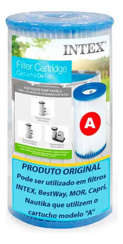 comprar Refil Intex Cartucho Modelo A Filtro Bomba Piscina Inflável