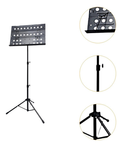 Soporte De Stand De Partitura Trípode Sin Trípode