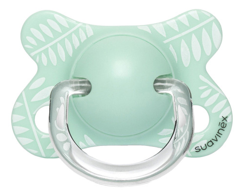 Chupon Anatomico Silicon -2a4m Butterfly Suavinex Color Verde Período de edad -2 a 4 meses