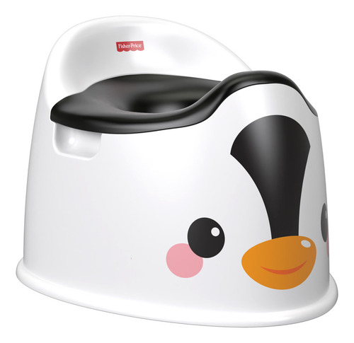 Primera Bacinica De Pingüino Fisher Price, Gcj80 Color Blanco