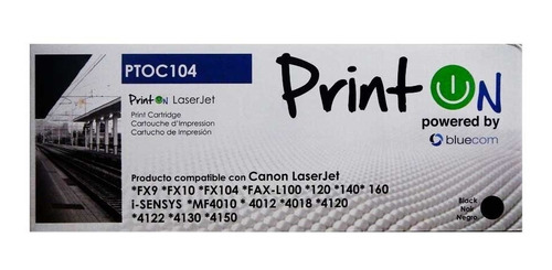 Toner Printon Canon C104 (fx9-fx10-fx104-mf4010/401..) Black