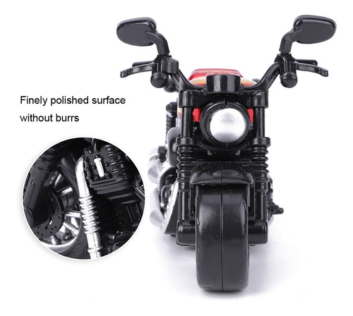 Liga Moto Toy Modelo Altamente Simulação Crianças Kid Pul