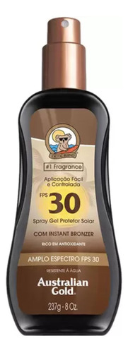 Protetor Solar Gel Fps 30 Australian Gold Exotic Blend 237g