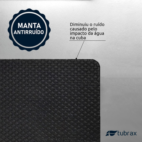 Cuba Gourmet De Inox 304 Cozinha 44x44 Inox 304 - Cac0028-c