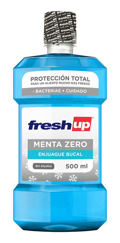 Enjuague Bucal Fresh Up  Menta  Zero Por 500ml