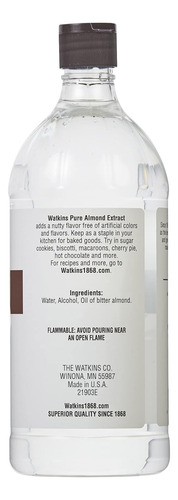 Watkins Extracto De Almendras Puras 946 Ml