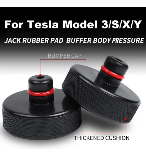 Js Almohadilla De Goma Para Chasis Tesla Modelo 3/y/s/x, 4