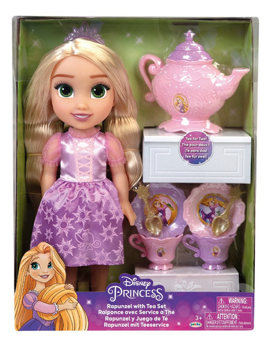 Boneca Princesa Disney Rapunzel Hora Do Chá Multikids Br1925