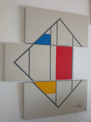 Cuadro Afamado Pintor Roberto Jeremias Lozenge Certificado