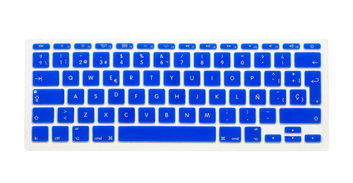 Cubreteclado Skin Español Macbook Air 11 Azul R A1465 A1370