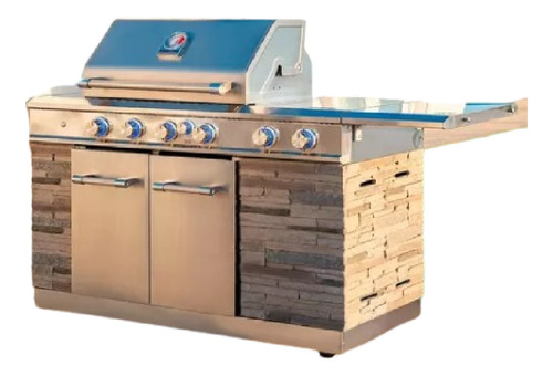 Asador De Gas Premium , Isla