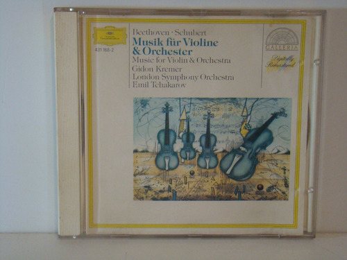 Cd - Gidon Kremer - Beethoven / Chubert - Music For Violin