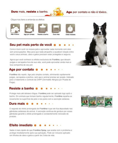 Antipulgas E Carrapatos Frontline Plus Para Cães 40 A 60 Kg Pipeta