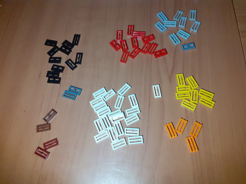 Lego Rejillas 1×2 Colores Variados 