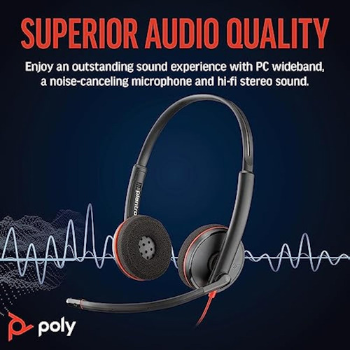 Auriculares Con Cable Poly Blackwire 3220 (plantronics) -